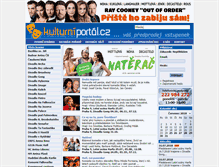 Tablet Screenshot of kulturniportal.cz