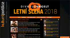 Desktop Screenshot of letniscenaungelt.kulturniportal.cz