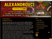 Tablet Screenshot of alexandrovci.kulturniportal.cz